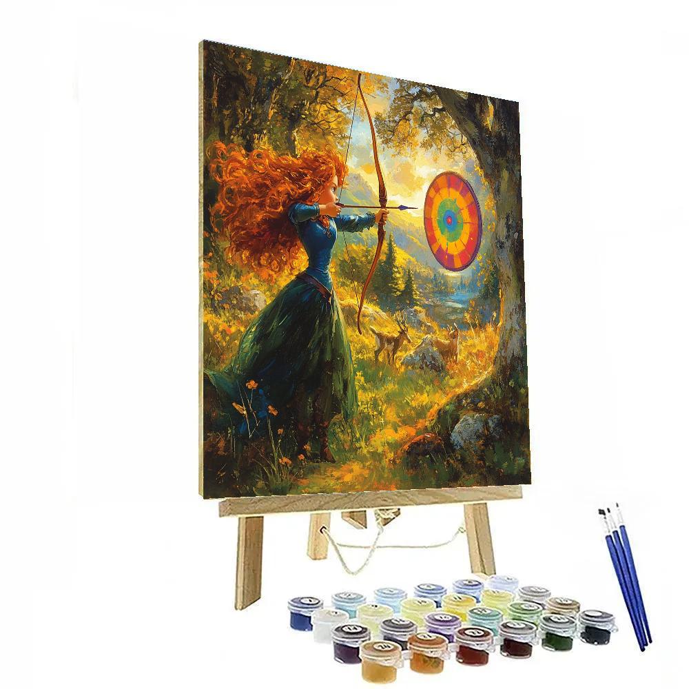 Merida’s Brave Adventure - Disney Inspired Painting by numbers kit