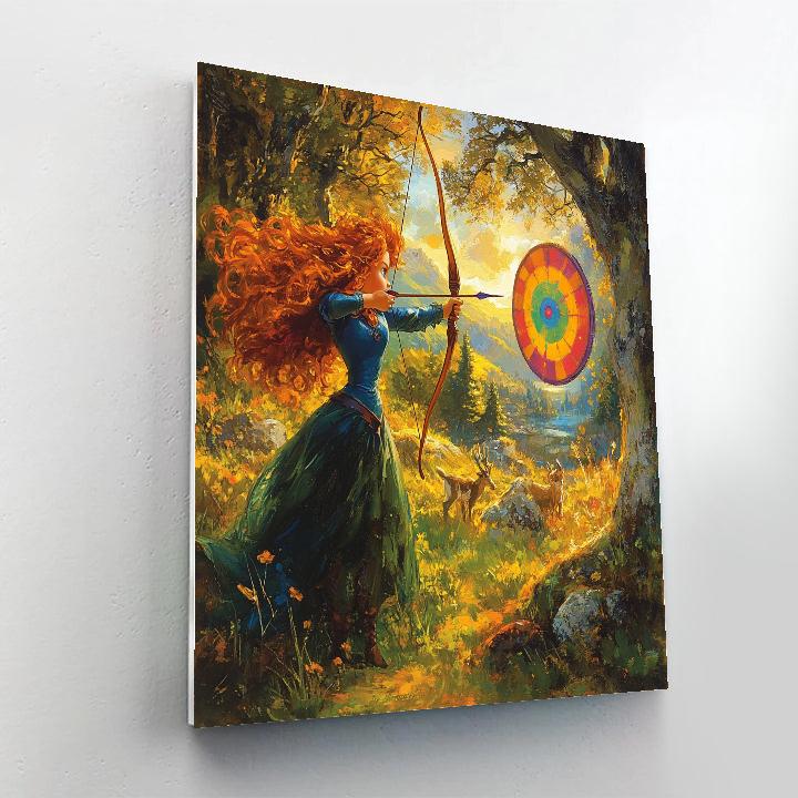 Merida’s Brave Adventure - Disney Inspired Painting by numbers kit