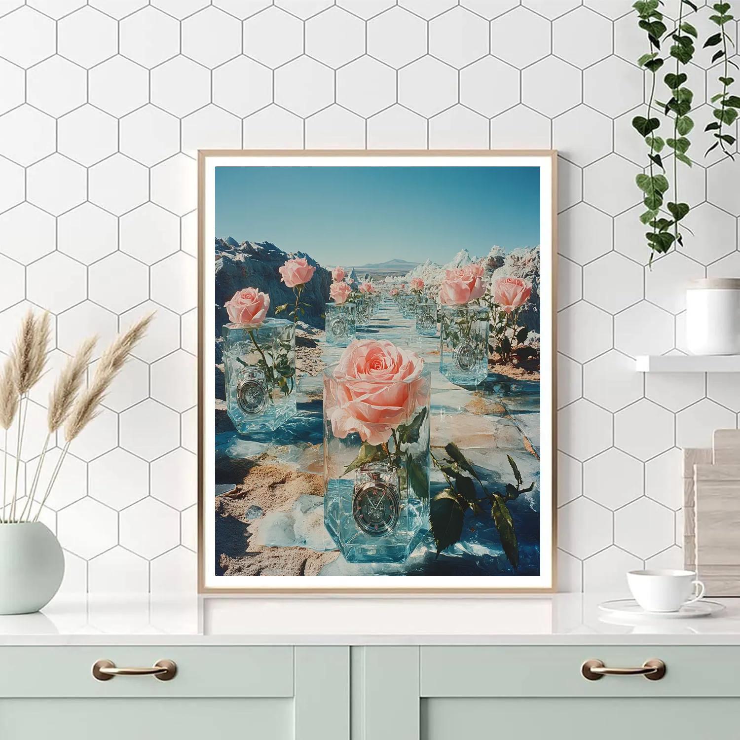 Salvador Dali Inspired Frozen Clock Garden Painting by numbers kit