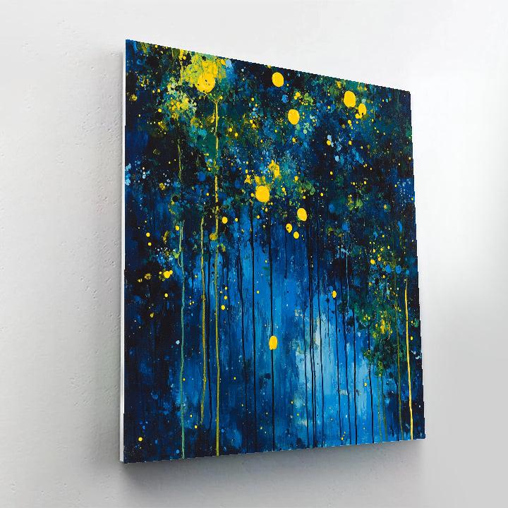Jackson Pollock Inspired Meteor Garden Numbered painting kits