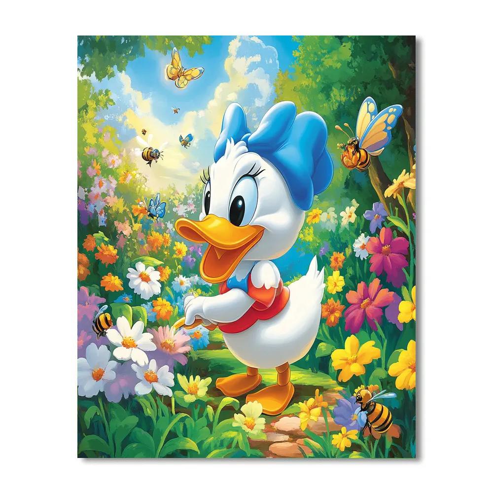 Daisy’s Garden Adventure - Disney Inspired DIY paint by numbers