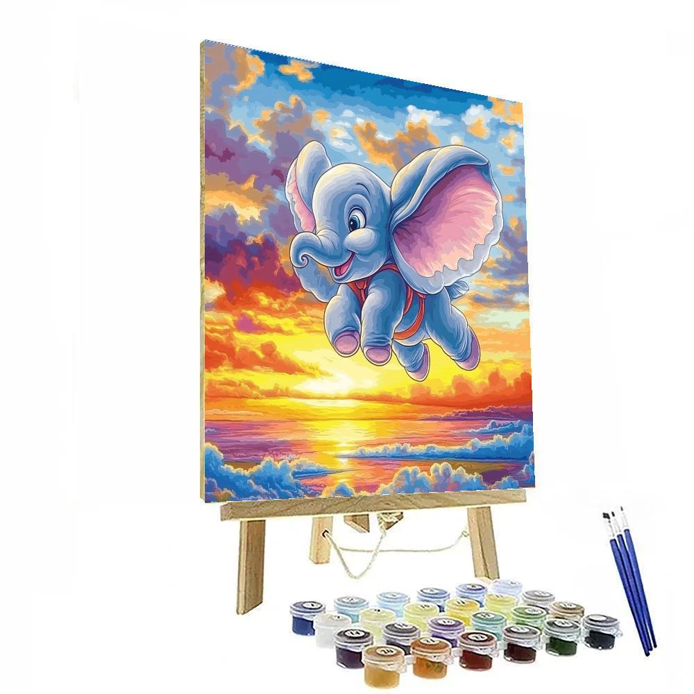 Dumbo’s Dreamy Flight - Disney Inspired Paint by numbers art