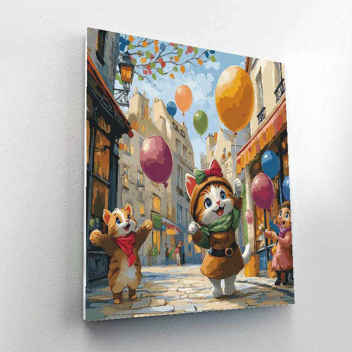 Marie’s Fashion Parade - Disney Inspired paint by number