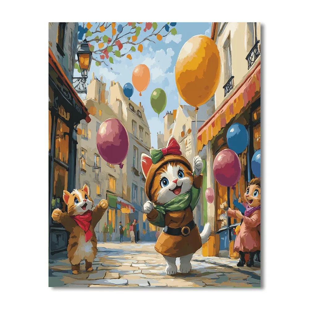 Marie’s Fashion Parade - Disney Inspired paint by number