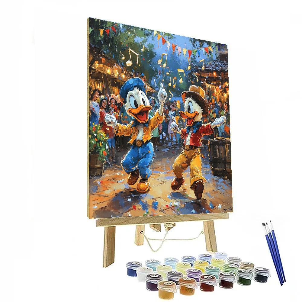 The Three Caballeros’ Musical Fiesta - Disney Inspired paint by numbers
