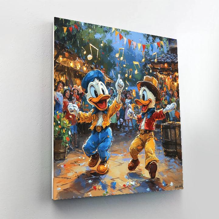 The Three Caballeros’ Musical Fiesta - Disney Inspired paint by numbers
