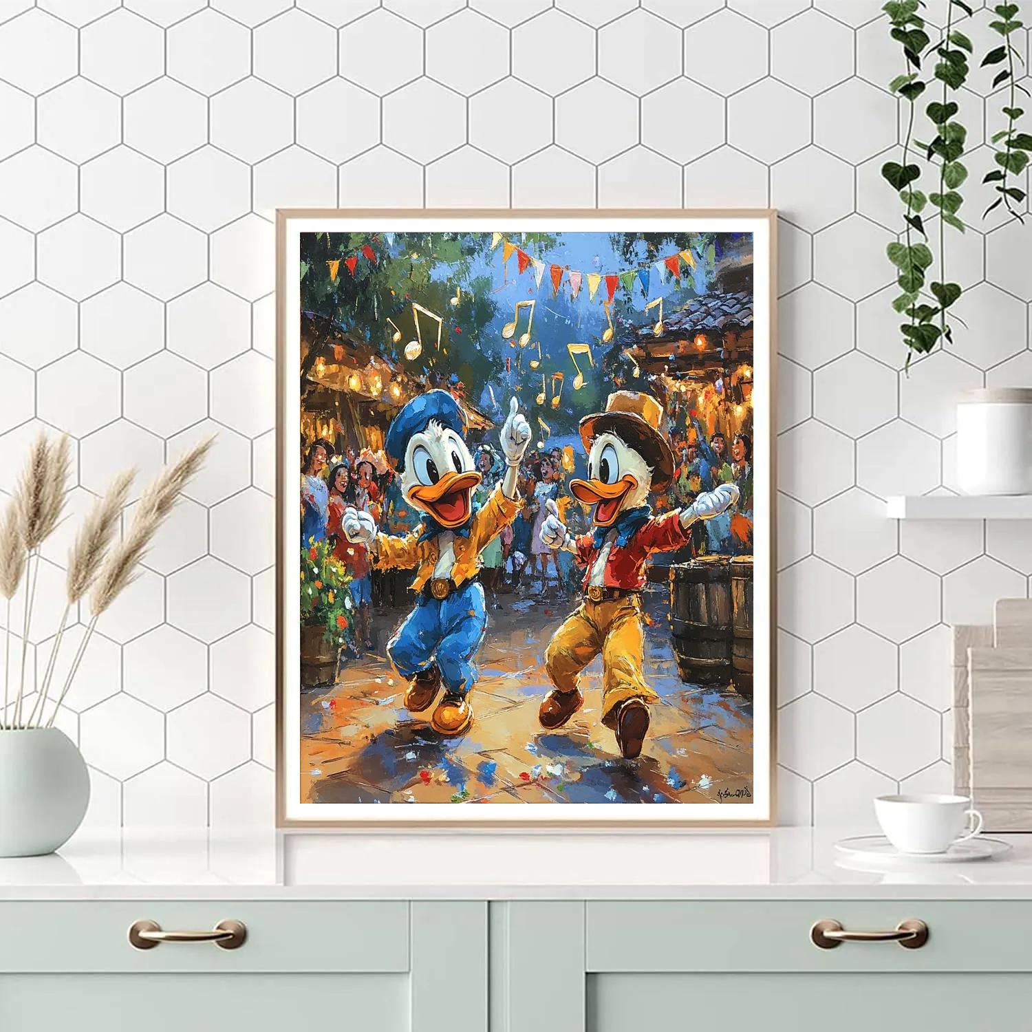 The Three Caballeros’ Musical Fiesta - Disney Inspired paint by numbers