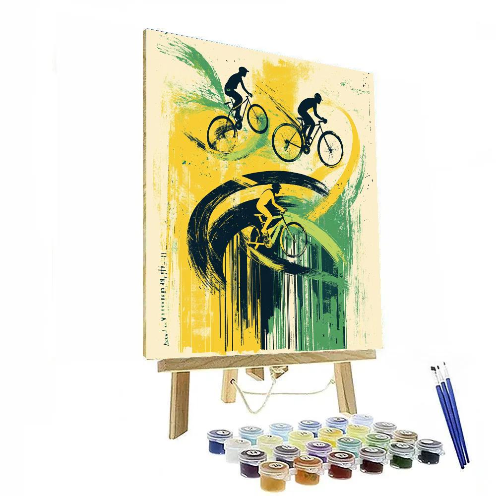 Henri De Toulouse Lautrec Inspired Circus Riders Number painting