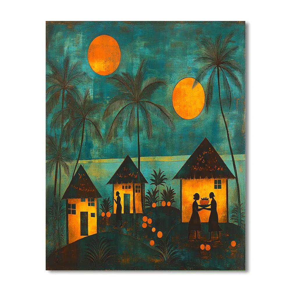 Paul Gauguin Inspired Mango Harvest Painting by numbers kit