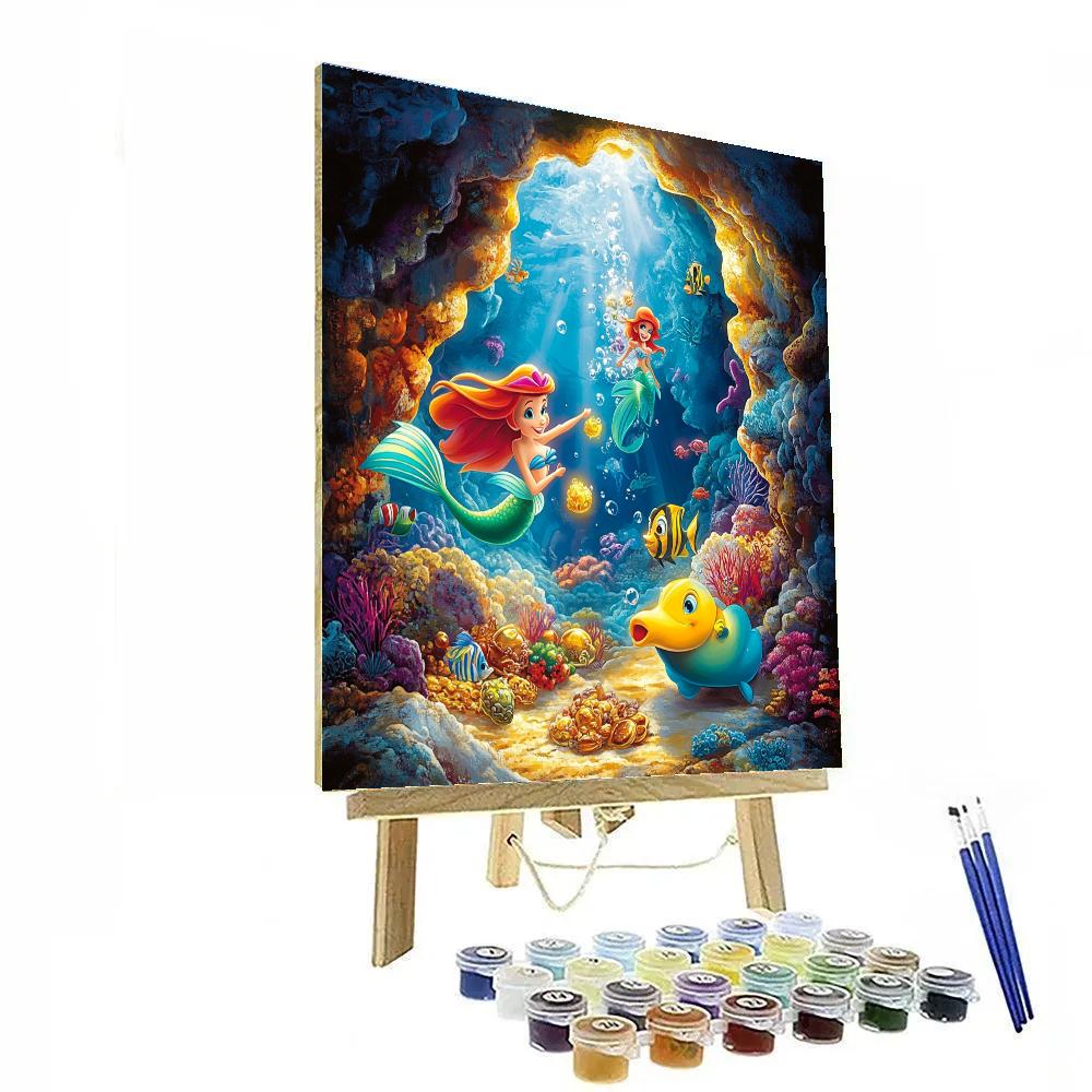 Ariel And Friends’ Underwater Adventure - Disney Inspired Painting by numbers kit