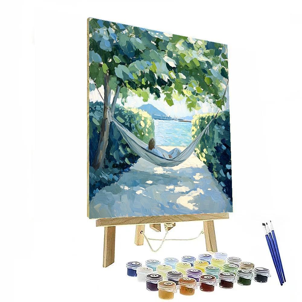 Berthe Morisot Inspired Garden Hammock paint by color