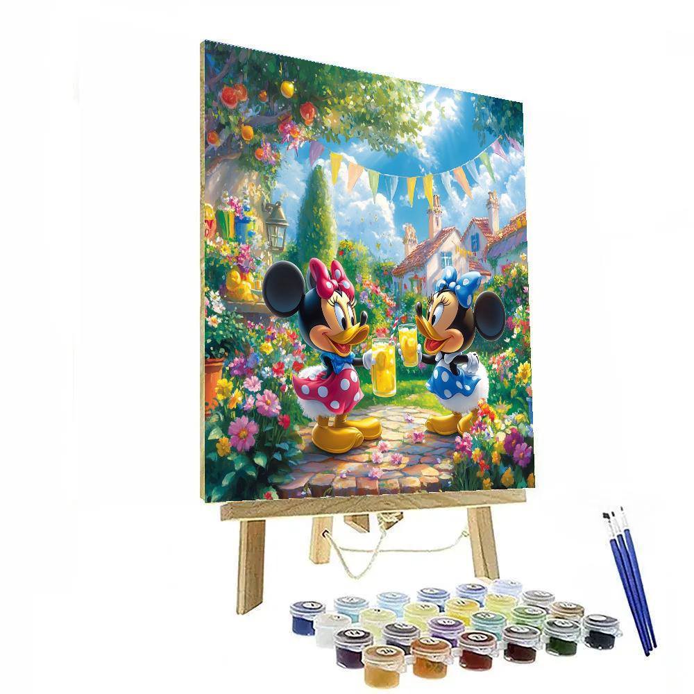 Daisy And Mickey’s Garden Party - Disney Inspired paint by number