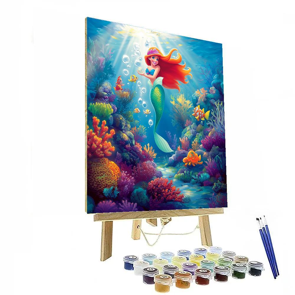 Ariel’s Musical Sea Party - Disney Inspired paint by numbers