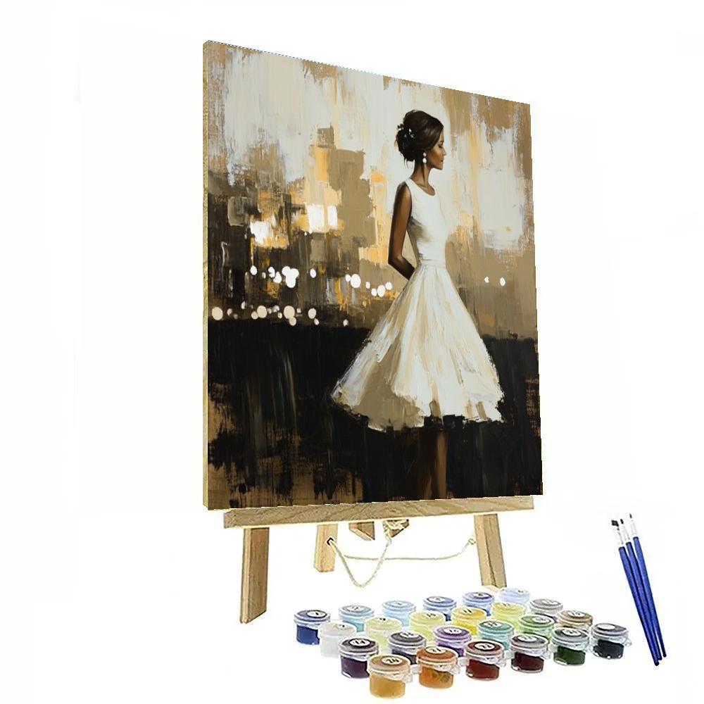 John Singer Sargent Inspired Black Velvet Evening Painting by numbers kit