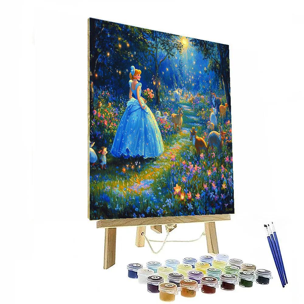 Cinderella’s Dreamy Garden - Disney Inspired paint by number