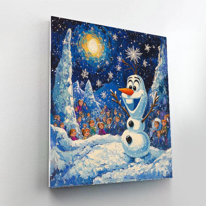 Olaf’s Winter Wonderland - Disney Inspired Paint by numbers kits