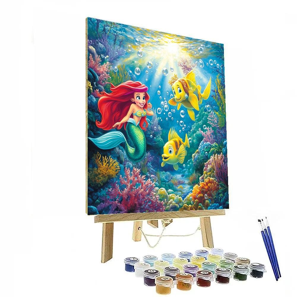 Ariel’s Coral Reef Expedition - Disney Inspired paint by number