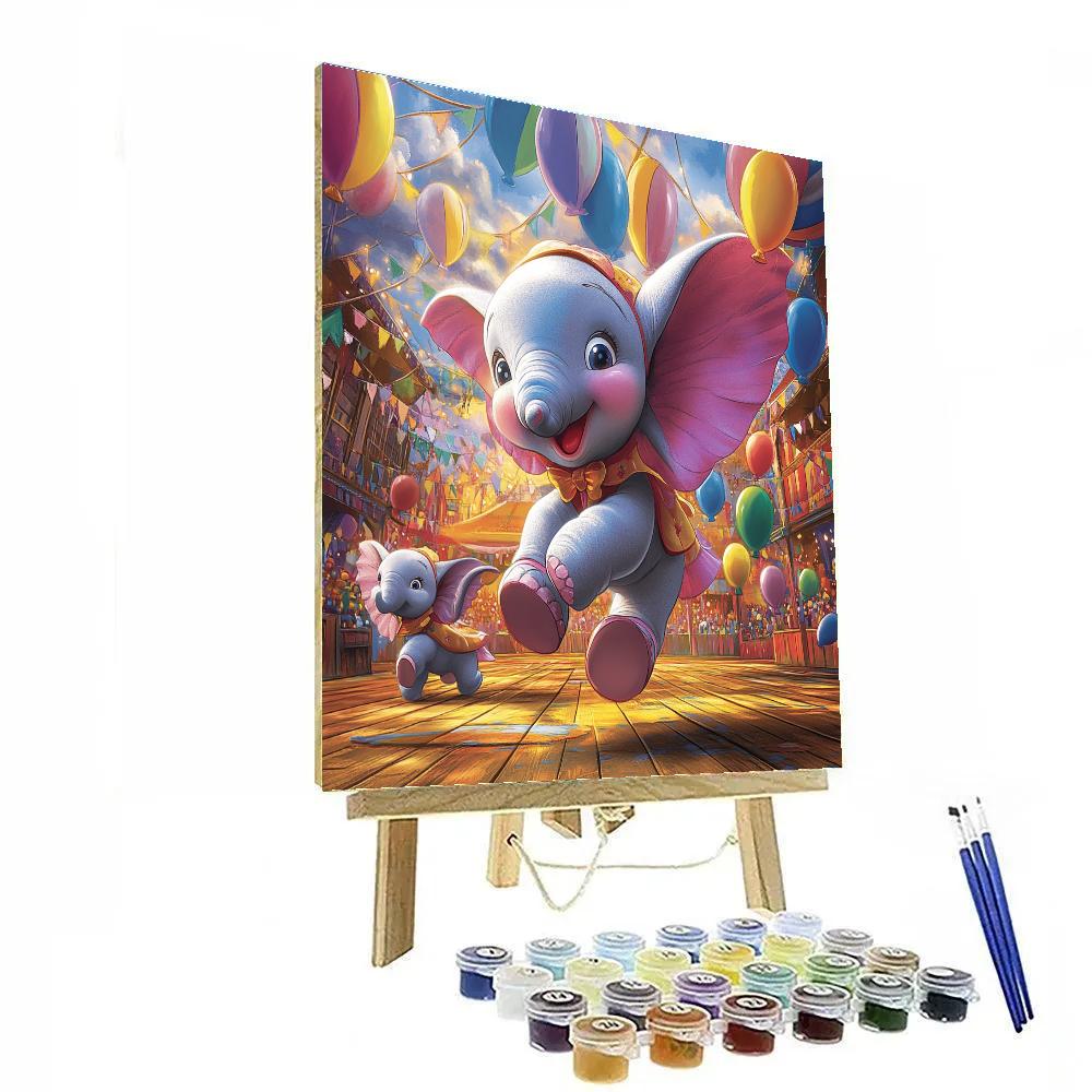 Dumbo’s Circus Fun - Disney Inspired paint by numbers