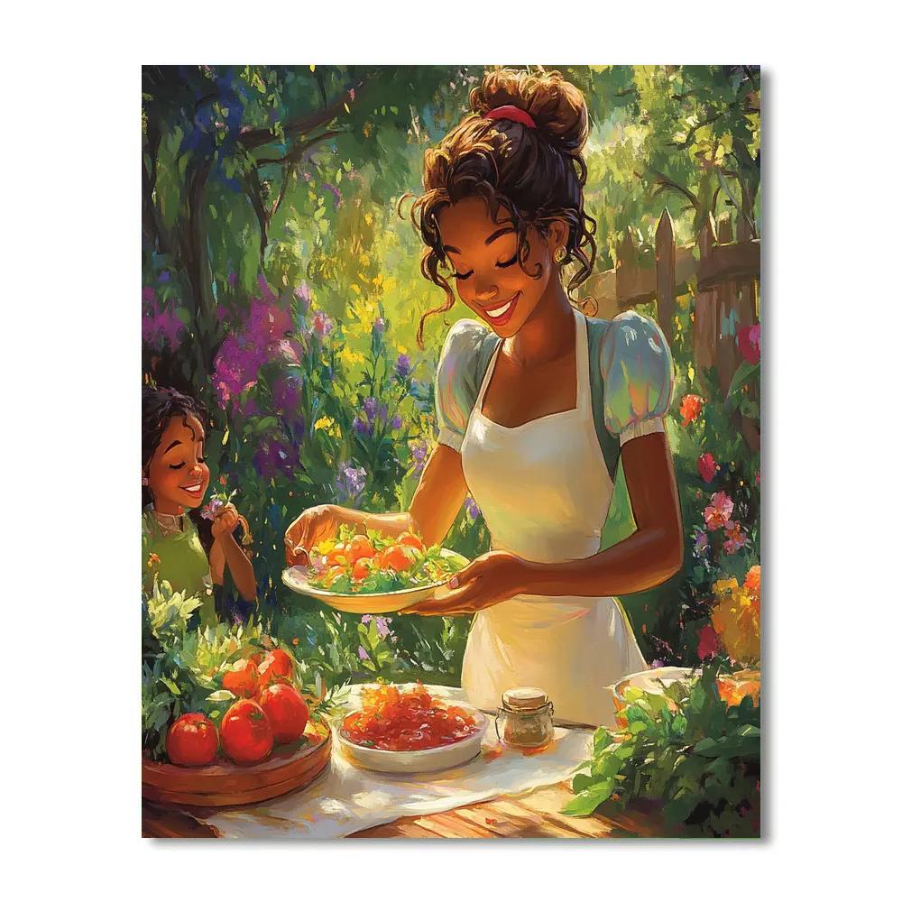 Tiana’s Garden Feast - Disney Inspired Number painting