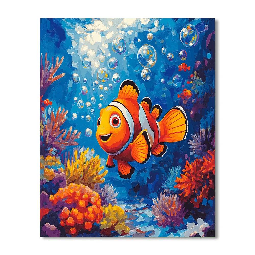Nemo’s Ocean Quest - Disney Inspired Number painting