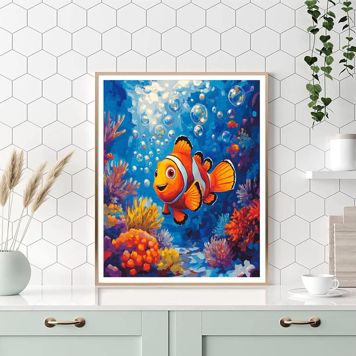 Nemo’s Ocean Quest - Disney Inspired Number painting