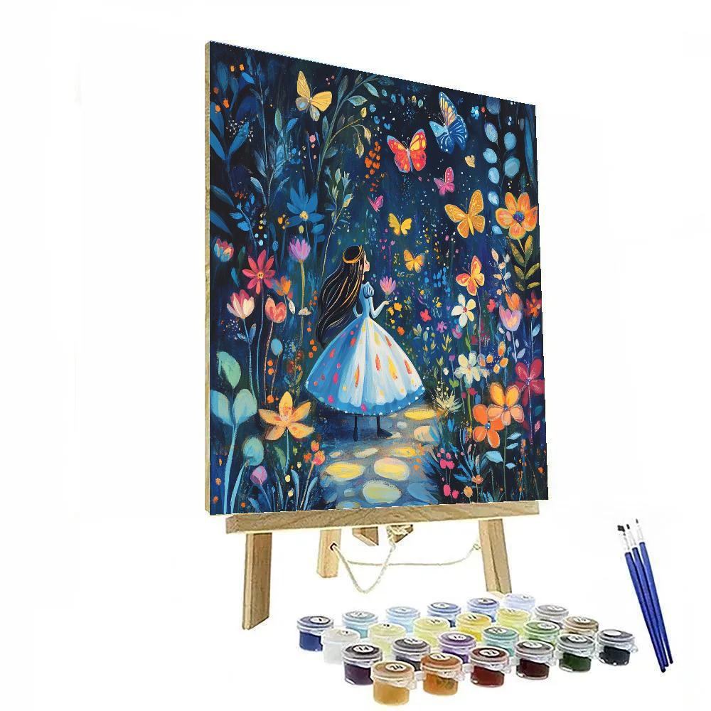 Alice’s Adventures In The Garden - Disney Inspired paint by numbers