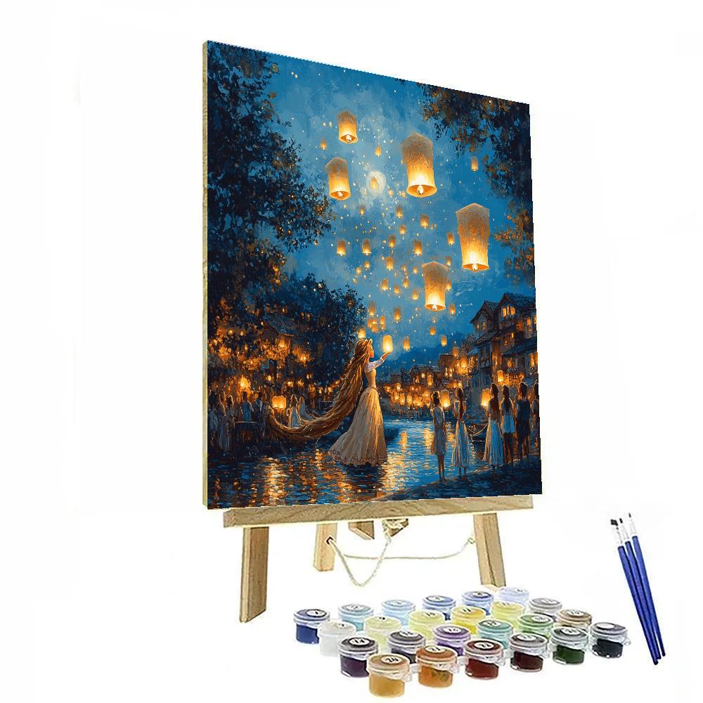 Rapunzel’s Festival Of Lights - Disney Inspired paint by numbers