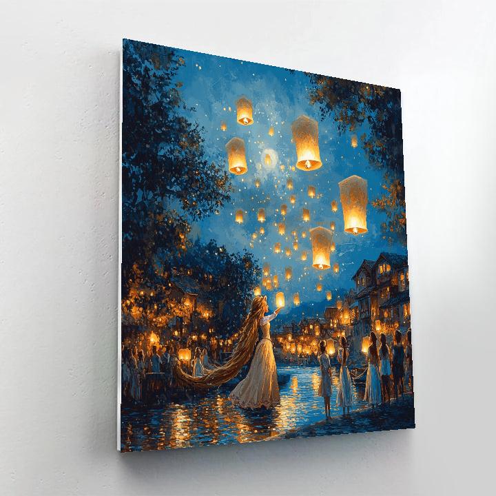 Rapunzel’s Festival Of Lights - Disney Inspired paint by numbers