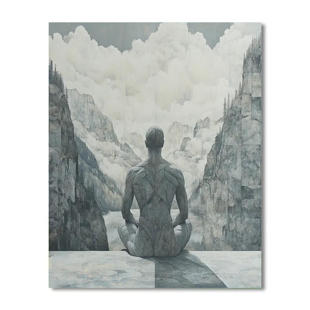 Michelangelo Inspired Heroic River Source Number painting
