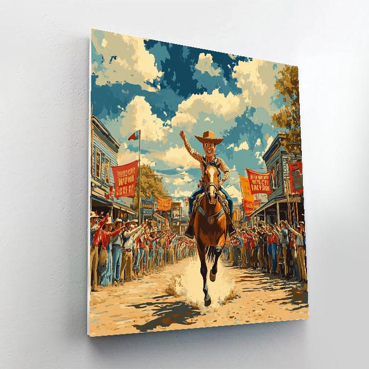 Woody’s Western Adventure - Disney Inspired Paint by numbers art