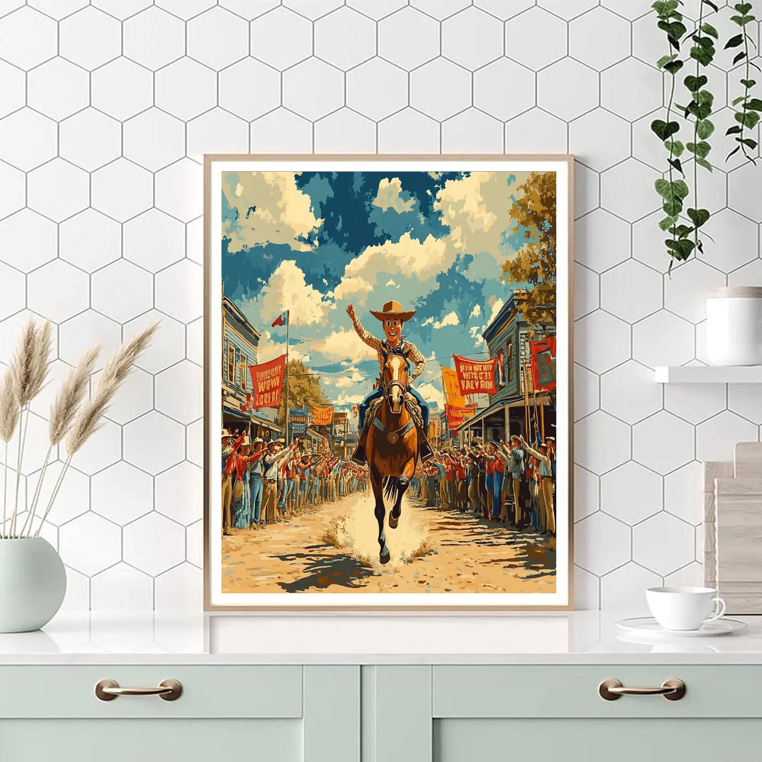 Woody’s Western Adventure - Disney Inspired Paint by numbers art
