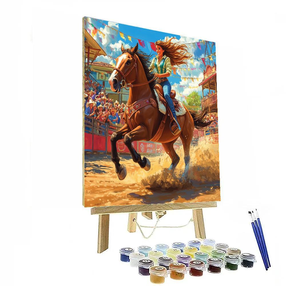 Jessie’s Rodeo Performance - Disney Inspired paint by color