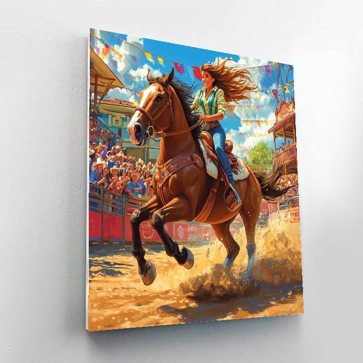 Jessie’s Rodeo Performance - Disney Inspired paint by color