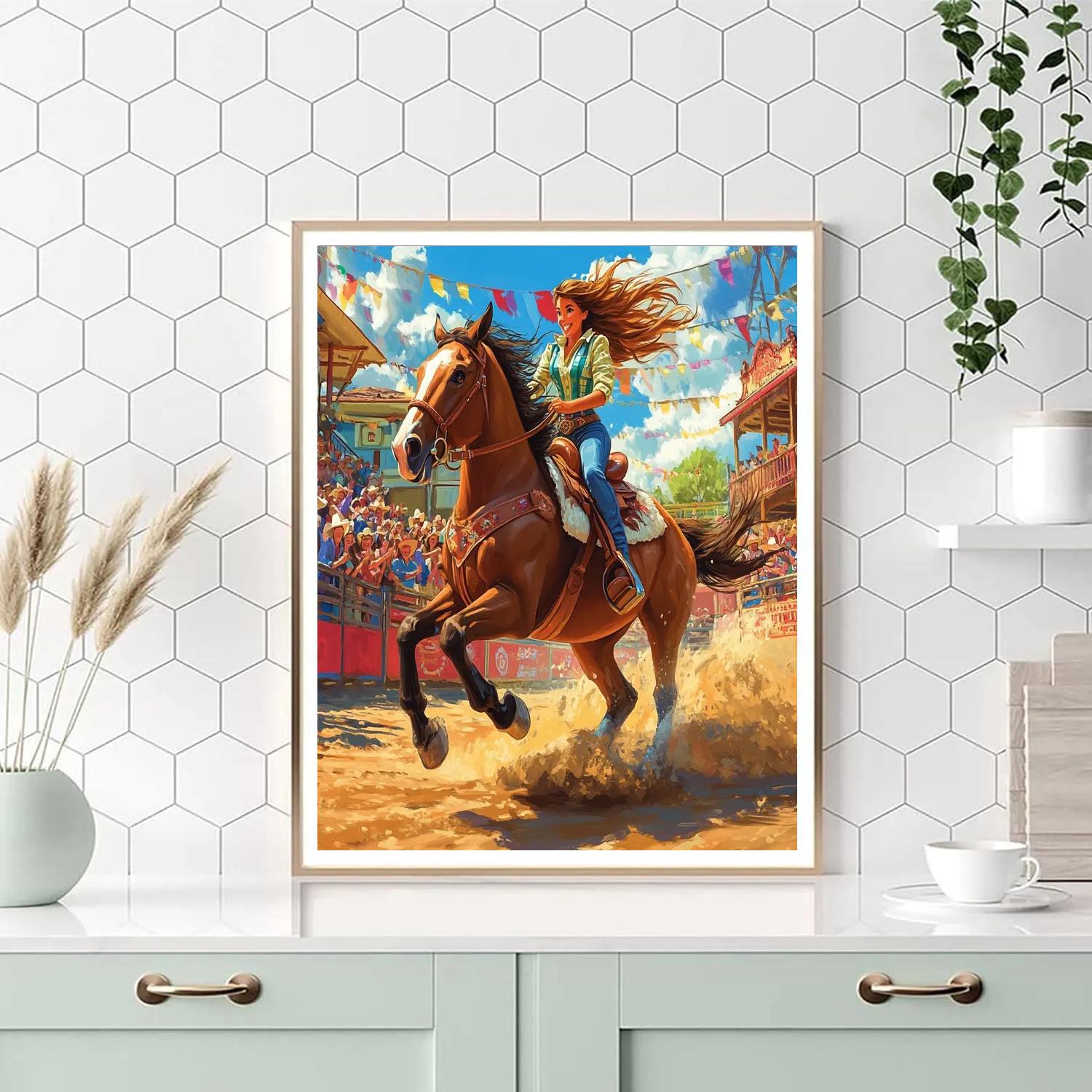 Jessie’s Rodeo Performance - Disney Inspired paint by color