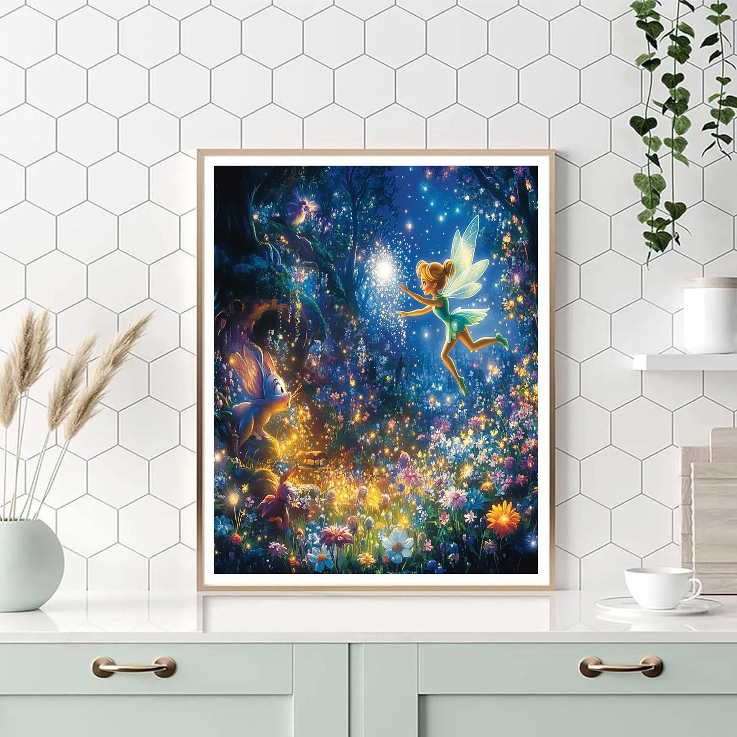 Tinker Bell’s Secret Garden - Disney Inspired Paint by numbers kits