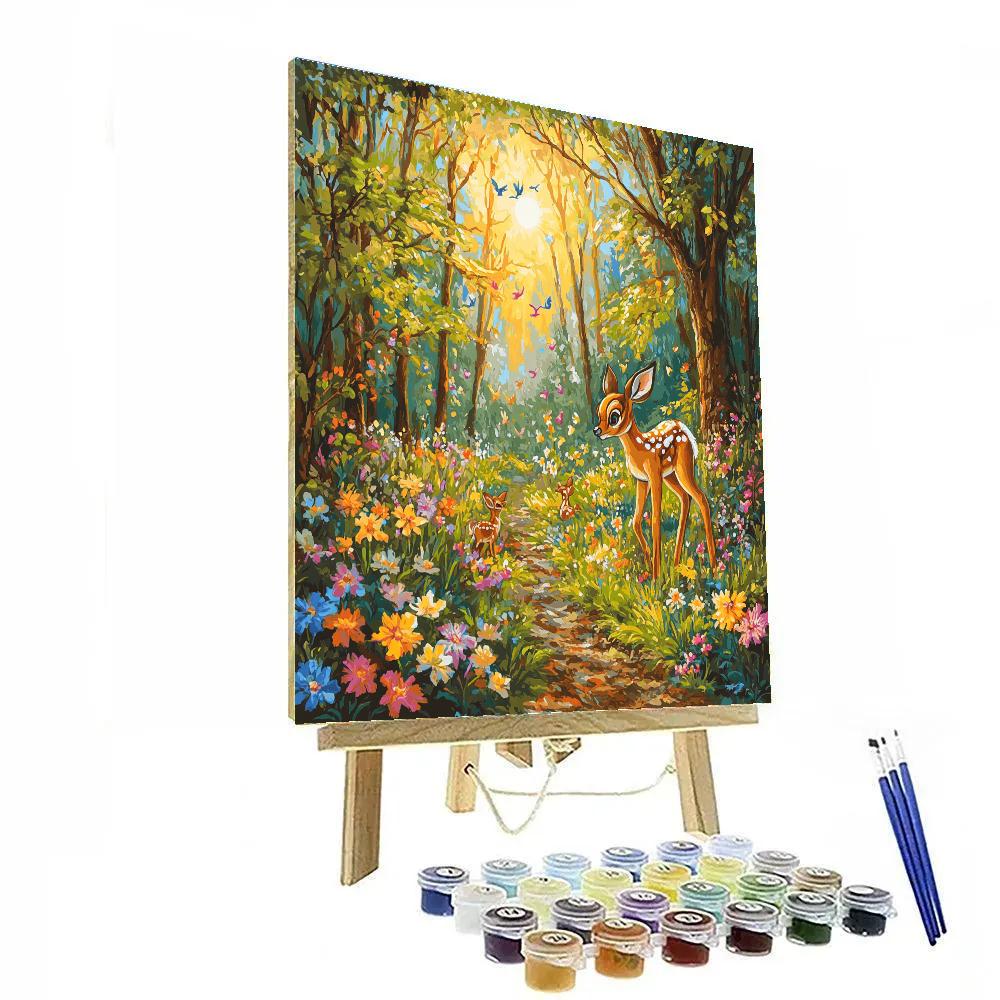 Bambi’s Woodland Adventure - Disney Inspired paint by color