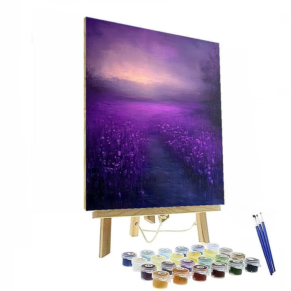 Mark Rothko Inspired Silent Violet DIY paint by numbers