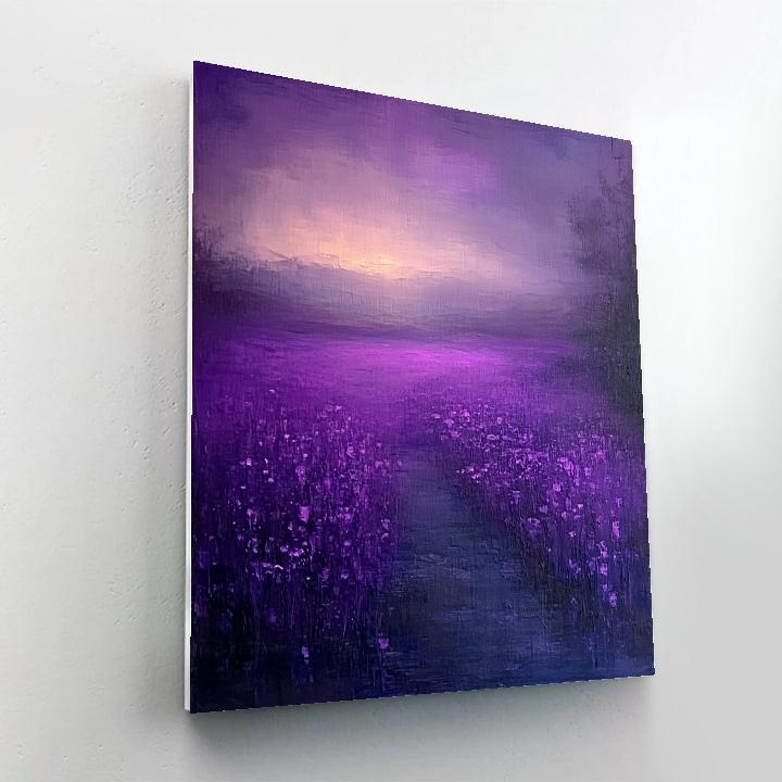 Mark Rothko Inspired Silent Violet DIY paint by numbers