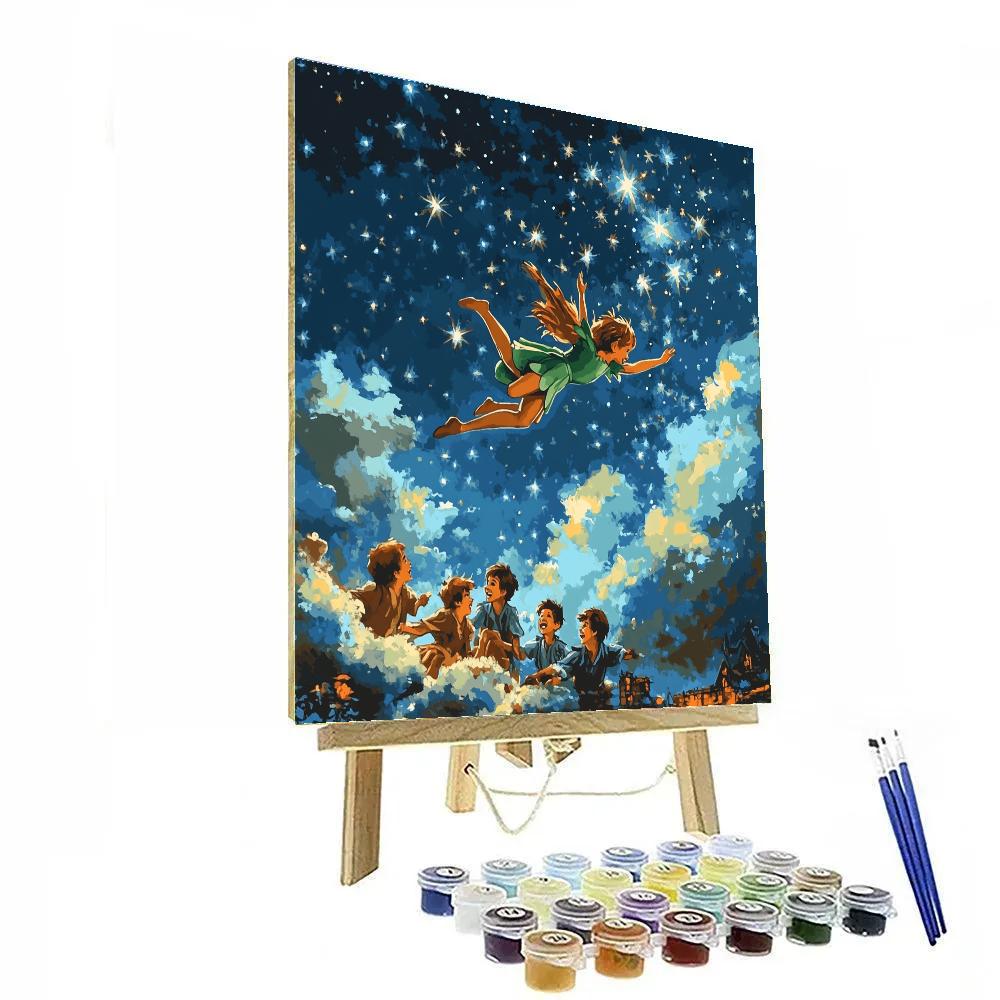 Peter Pan’s Flight Through The Stars - Disney Inspired DIY paint by numbers
