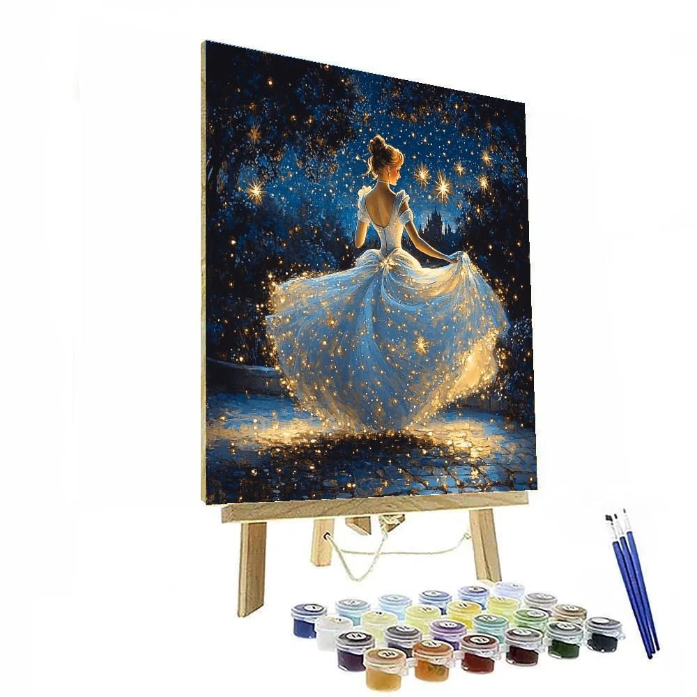 Cinderella’s Magical Evening - Disney Inspired DIY paint by numbers