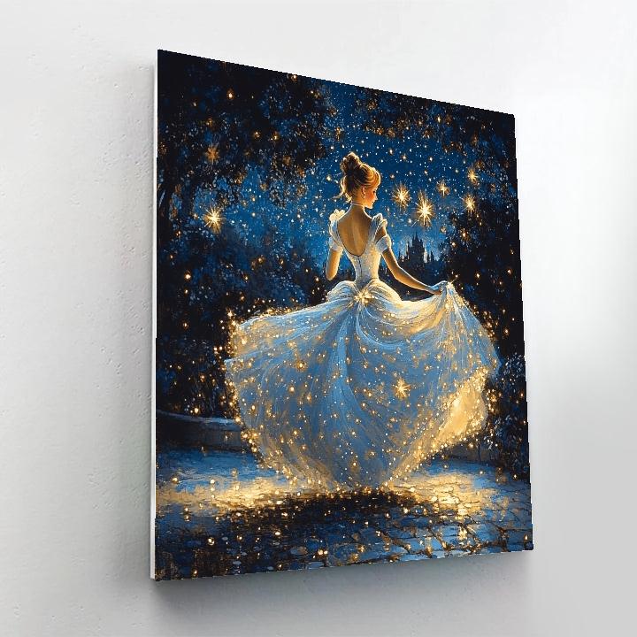 Cinderella’s Magical Evening - Disney Inspired DIY paint by numbers