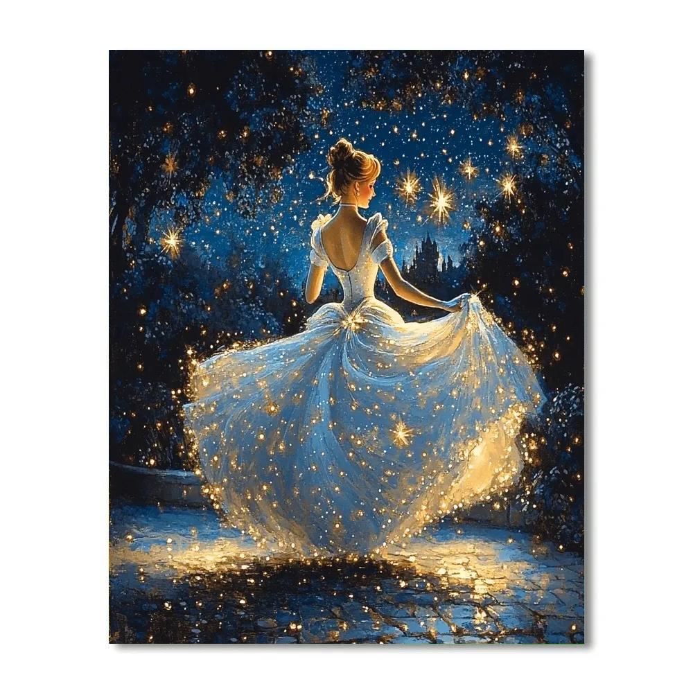 Cinderella’s Magical Evening - Disney Inspired DIY paint by numbers