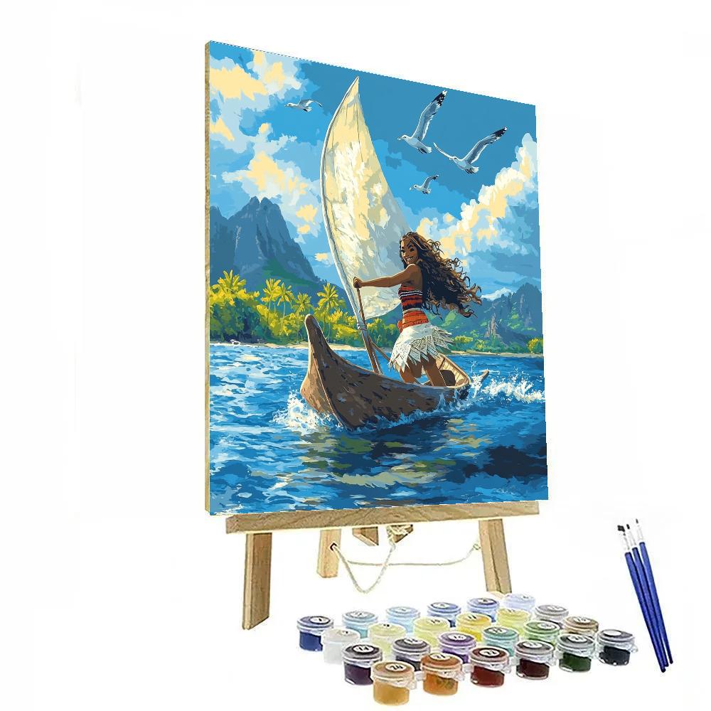 Moana’s Island Adventure - Disney Inspired Painting by numbers kit