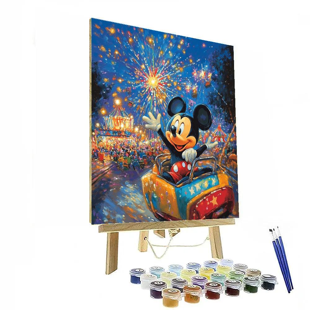 Mickey Mouse’s Carnival Fun - Disney Inspired Paint by numbers art