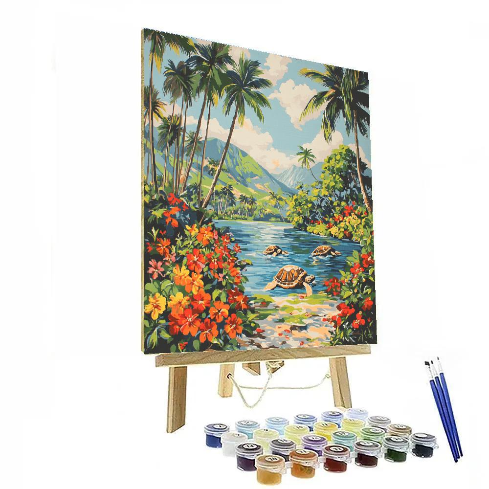 Stitch’s Tropical Adventure - Disney Inspired paint by color