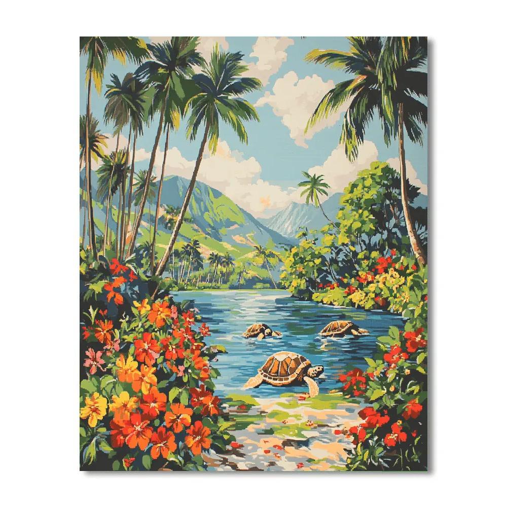 Stitch’s Tropical Adventure - Disney Inspired paint by color