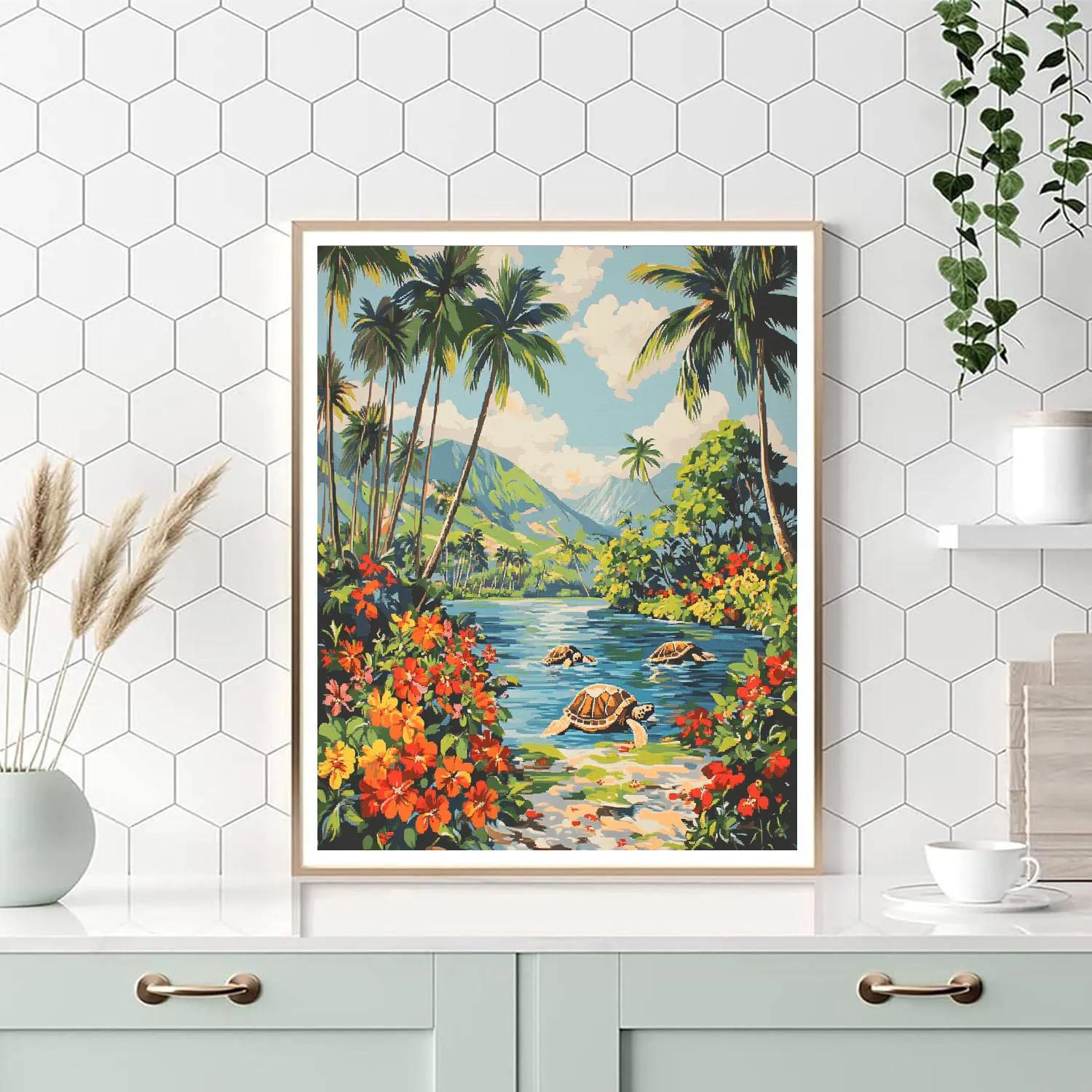 Stitch’s Tropical Adventure - Disney Inspired paint by color