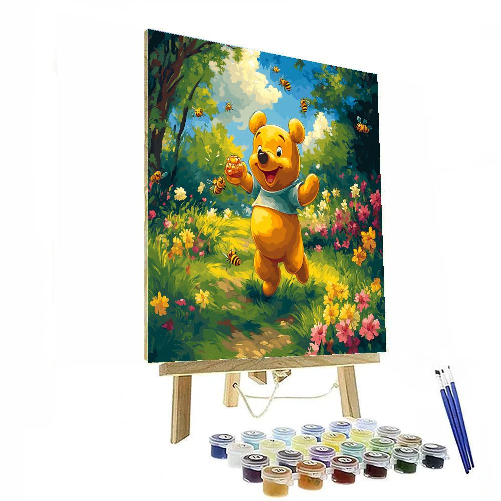 Winnie The Pooh’s Honey Hunt - Disney Inspired Paint by numbers art