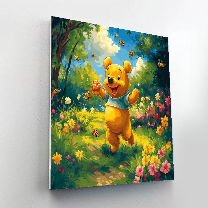 Winnie The Pooh’s Honey Hunt - Disney Inspired Paint by numbers art