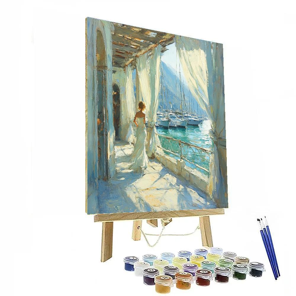 Berthe Morisot Inspired Seaside Veranda Paint by numbers kits
